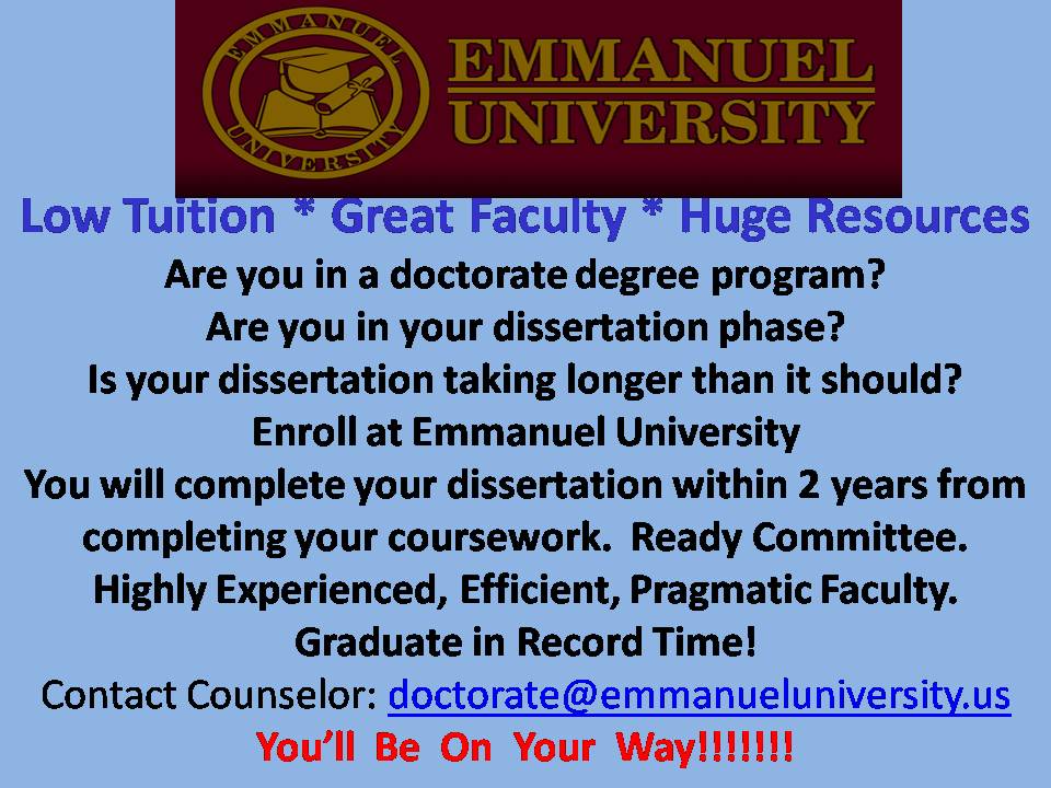 Dissertation Completion